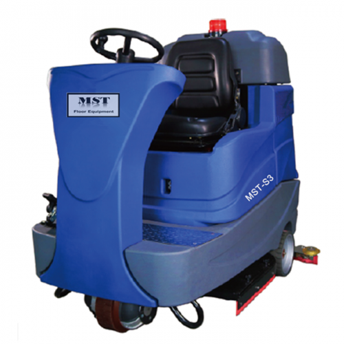 MST S3 ride on floor scrubber